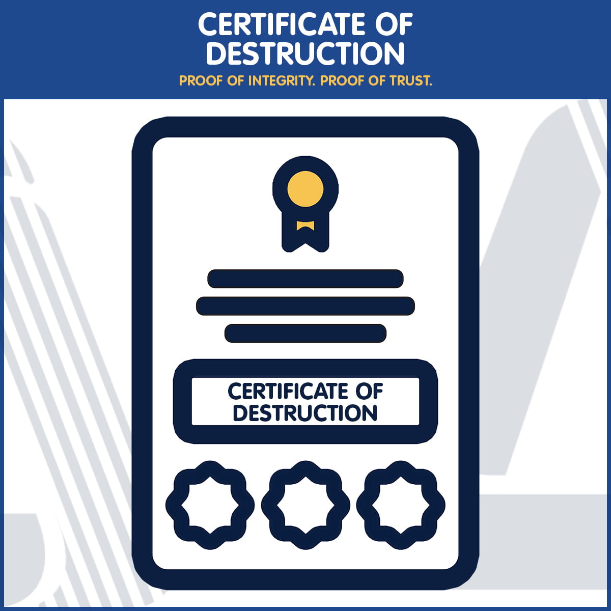 Certificate of Destruction Image